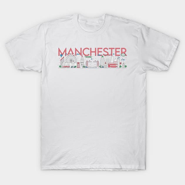 Manchester travel T-Shirt by SerenityByAlex
